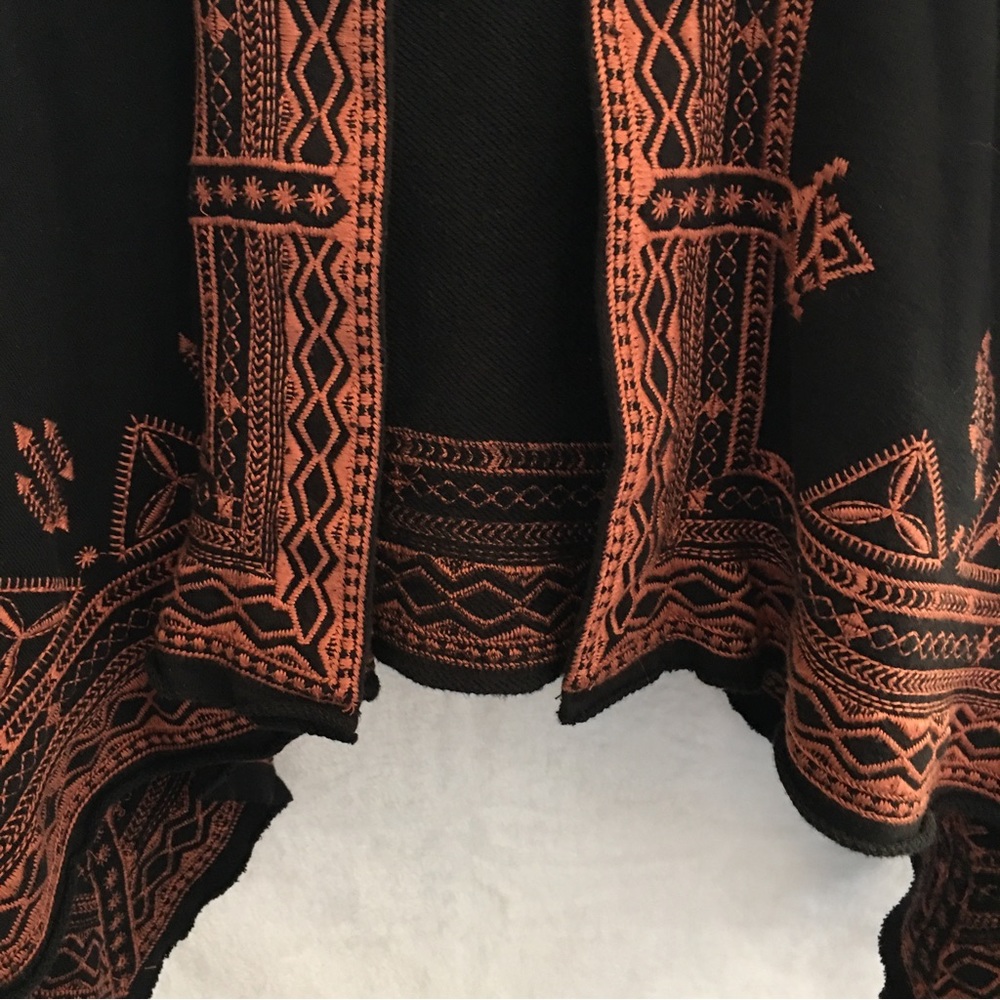 NWT Johnny Was eyal embroidered knit draped cardigan - Picture 8 of 12